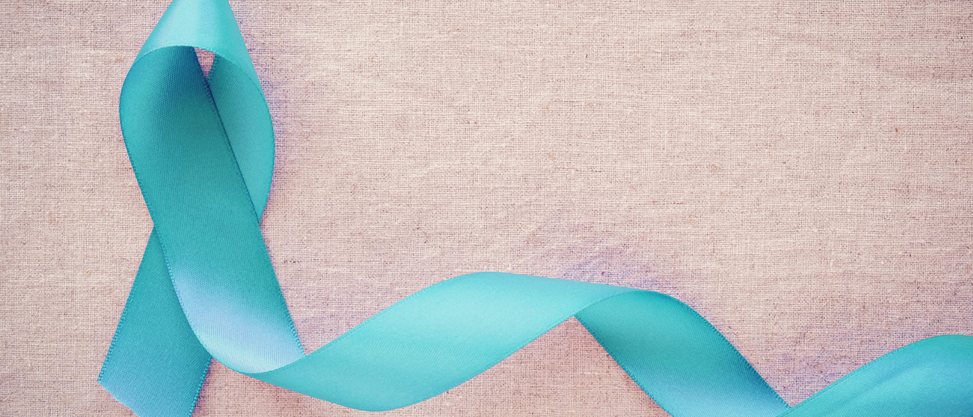 Photo of a teal ribbon for sexual assault awareness