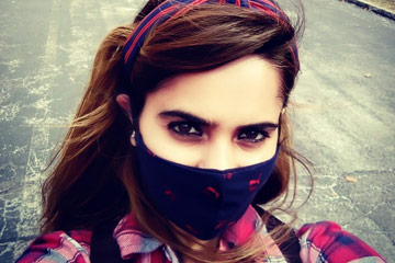 Photo of Ekta Khurana wearing a mask
