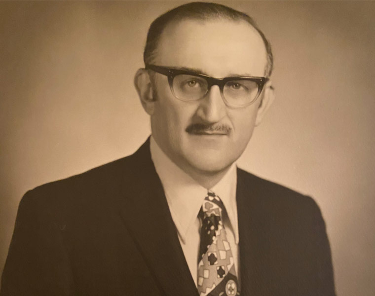 Photo of Morris Shanker when he joined the CWRU faculty