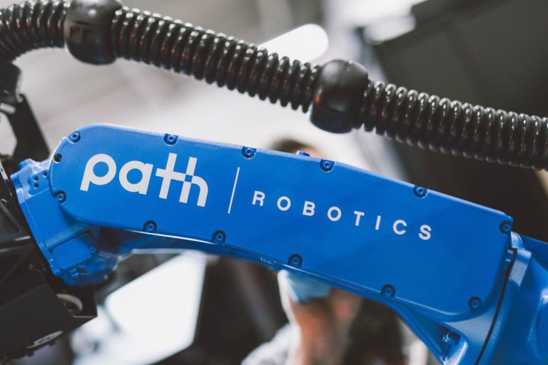 Photo of a Path Robotics automated welder