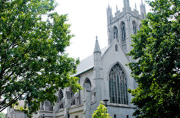 Photo of the exterior of the Amasa Stone Chapel