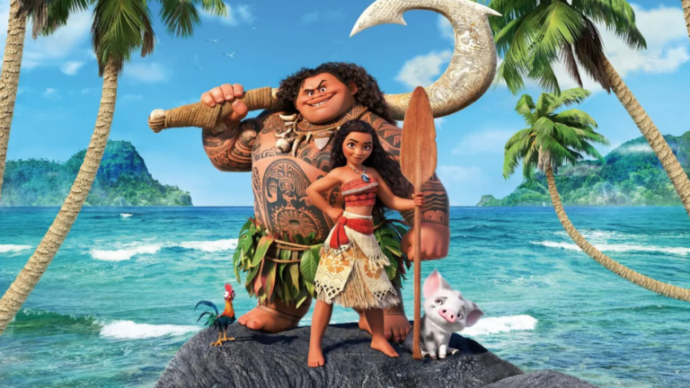 Image of a young Polynesian woman standing next to a man