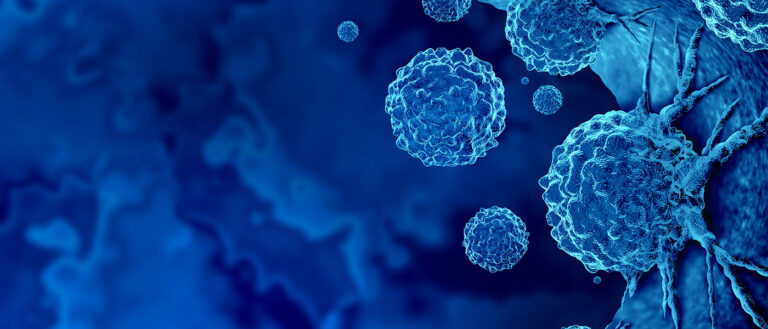 Photo illustration of cancer cells