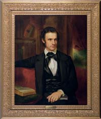 A painting of charter member Clement Long by Allen Smith, Jr. in 1847.