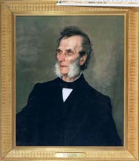 A painting of charter member Nathan P. Seymour by Frederikke Marie Schjoth Palmer.
