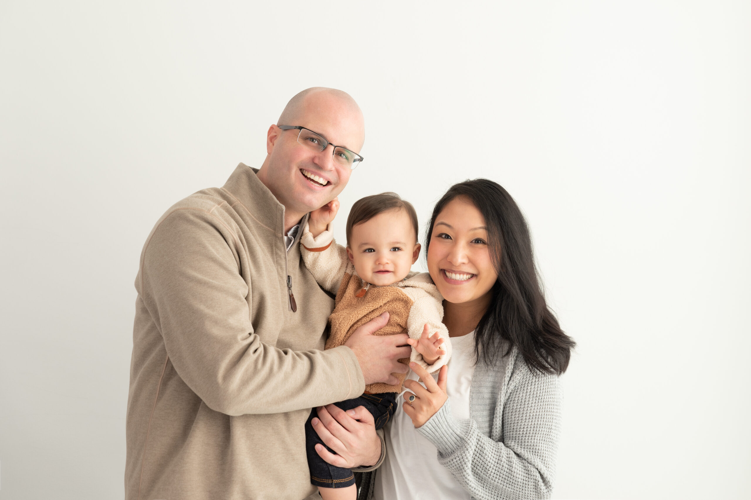 Family photo of John Hudec Jr., Maemie Chan and their baby, Andrew