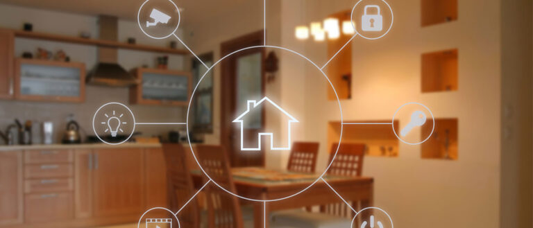 photo illustration of smart home