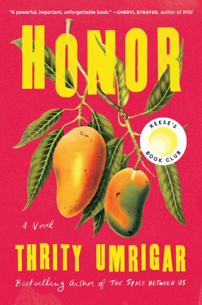 Photo of the cover of Thrity Umrigar's "Honor"