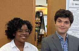 Photo of Case Western Reserve University students Danyel Crosby and David Henry Greentree