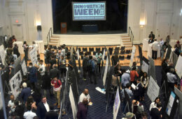 Overhead shot of the Innovation Week event