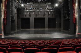 Theater setas facing empty stage