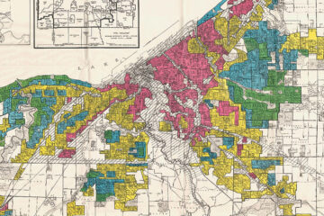 map of redlining in Northeast Ohio