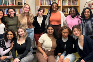Group photo of students in the women's coalition