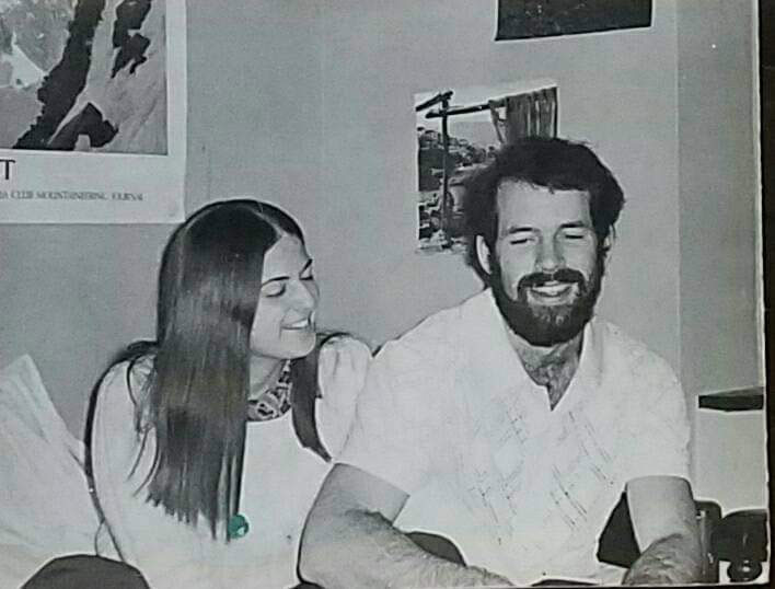 Photo of Jean and Scott Frank when they were younger