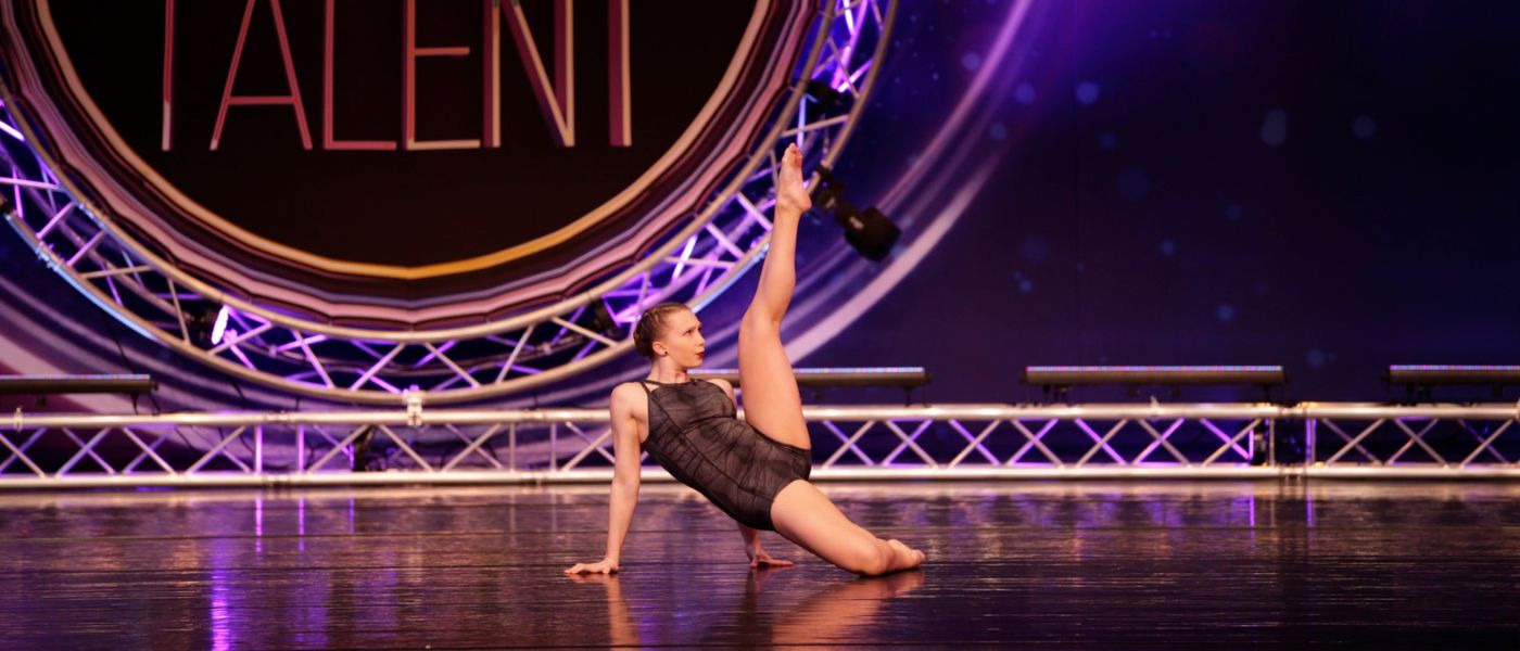 Photo of Megan Gregory during a dance performance