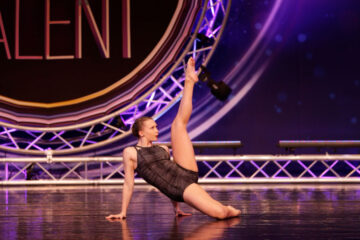 Photo of Megan Gregory during a dance performance