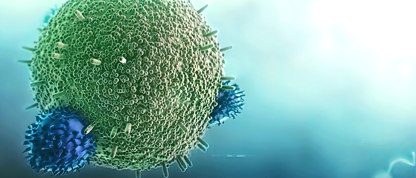 artist rendering of a cancer receptor
