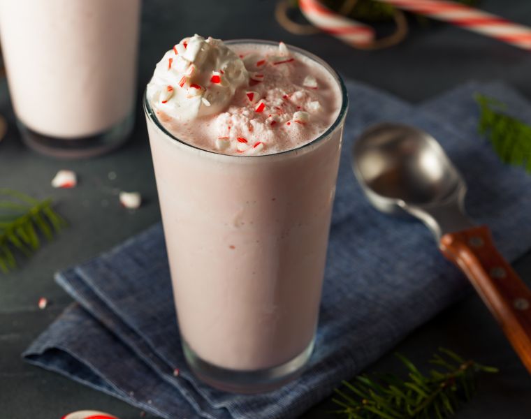 Close up of peppermint shake. Courtesy of Getty Images.
