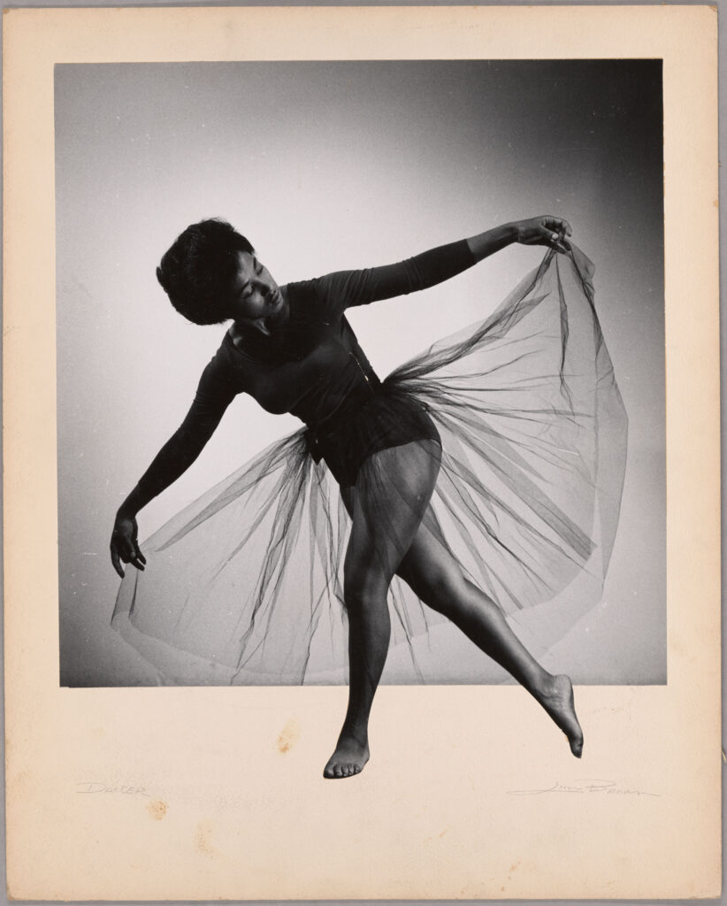 Photo of dancer Jackie Earley in 1961