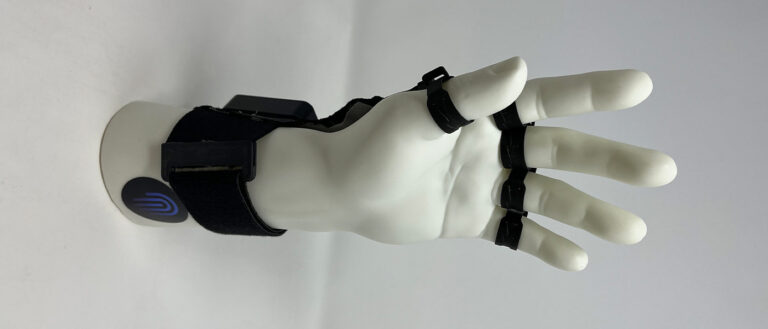 robotic hand device with wires