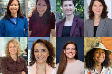 Composite image of photos of Desiree Mae Prado, Shu Tu, Bridget Hegarty, Sharona Hoffman, Sonia Minnes, Grace McComsey, Monica Wagner and Sedona Jolly