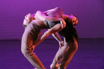 Dancers of "Imagatorium" production at Case Western Reserve University