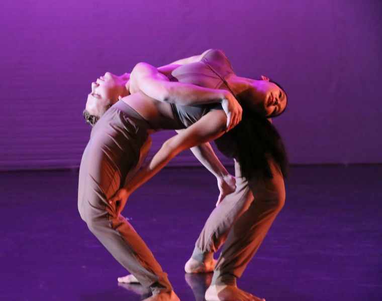 Dancers of "Imagatorium" production at Case Western Reserve University