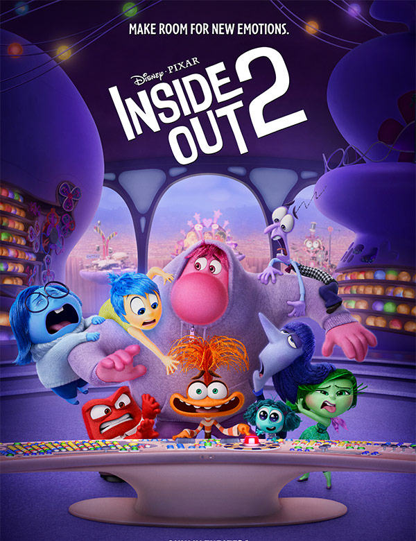 Movie poster for the Inside Out 2.