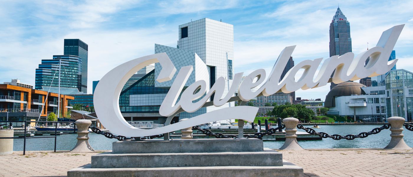 Photo of the Cleveland sign. Courtesy of Getty Images.