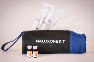 Photo of a Naloxone kit