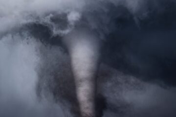 Photo of a tornado, courtesy of Getty Images.