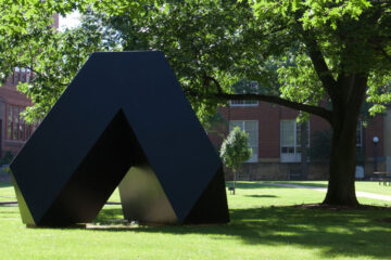 Photo of Spitball at its old location on Case Quad