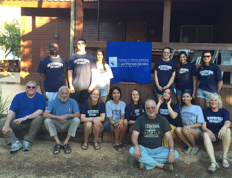 Students and faculty in Israel.