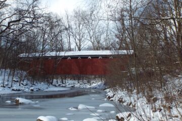 Everett covered bridge in the Cuyahoga Valley National Park, courtesy of Getty Images.