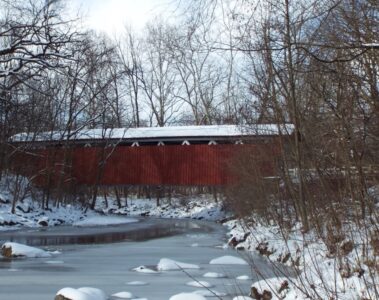 Everett covered bridge in the Cuyahoga Valley National Park, courtesy of Getty Images.