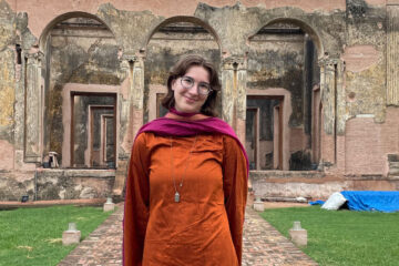 Photo of Margaux Johnstone in Lucknow, India this summer