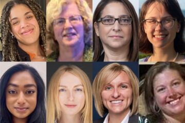 Compilation image of Angel Nieves, Catherine Demko, Evren Gurkan-Cavusoglu, Erin Bies, Stephanie Roy, Solomiia Boyko, Christine Horvat Davey and Molly Griffin