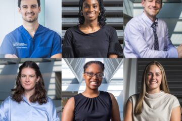 Compilation photo of Christian von Harten, Chineme Onwubueke, Grant Volpe, Landry Cowles, Syrena Bracey and Annalise Presutti. Photography by Matt Shiffler.